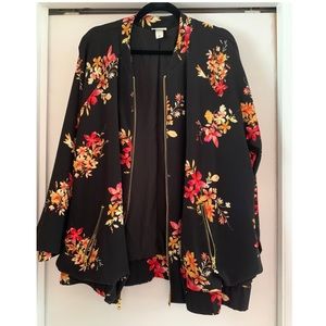 Plus Printed Jacket